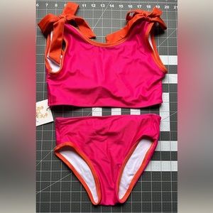 Busy bee smocks girls bathing suit